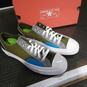 Converse Green and Blue Athletic Shoes